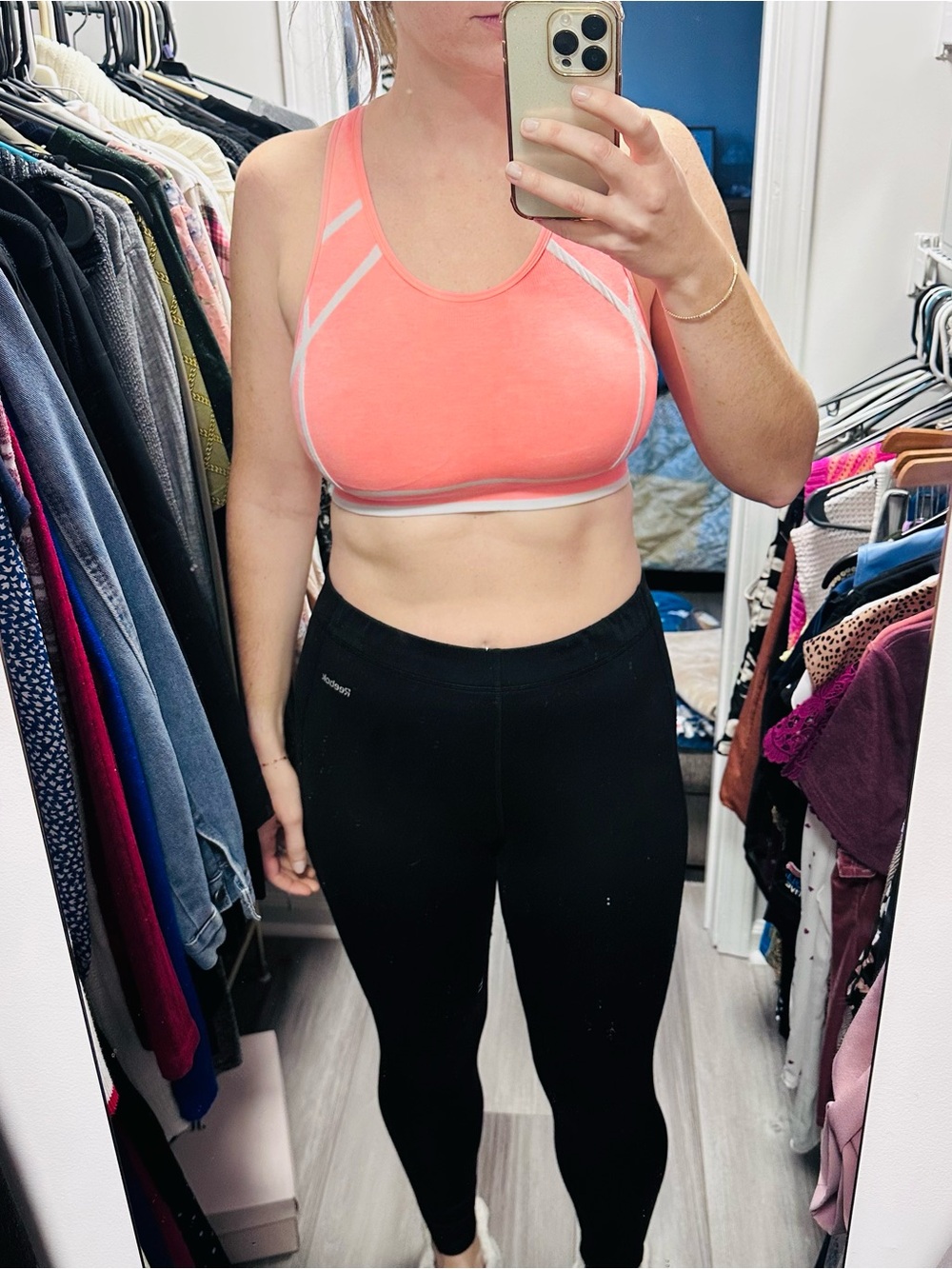 Women's Coral Sports Bra - Supportive Activewear